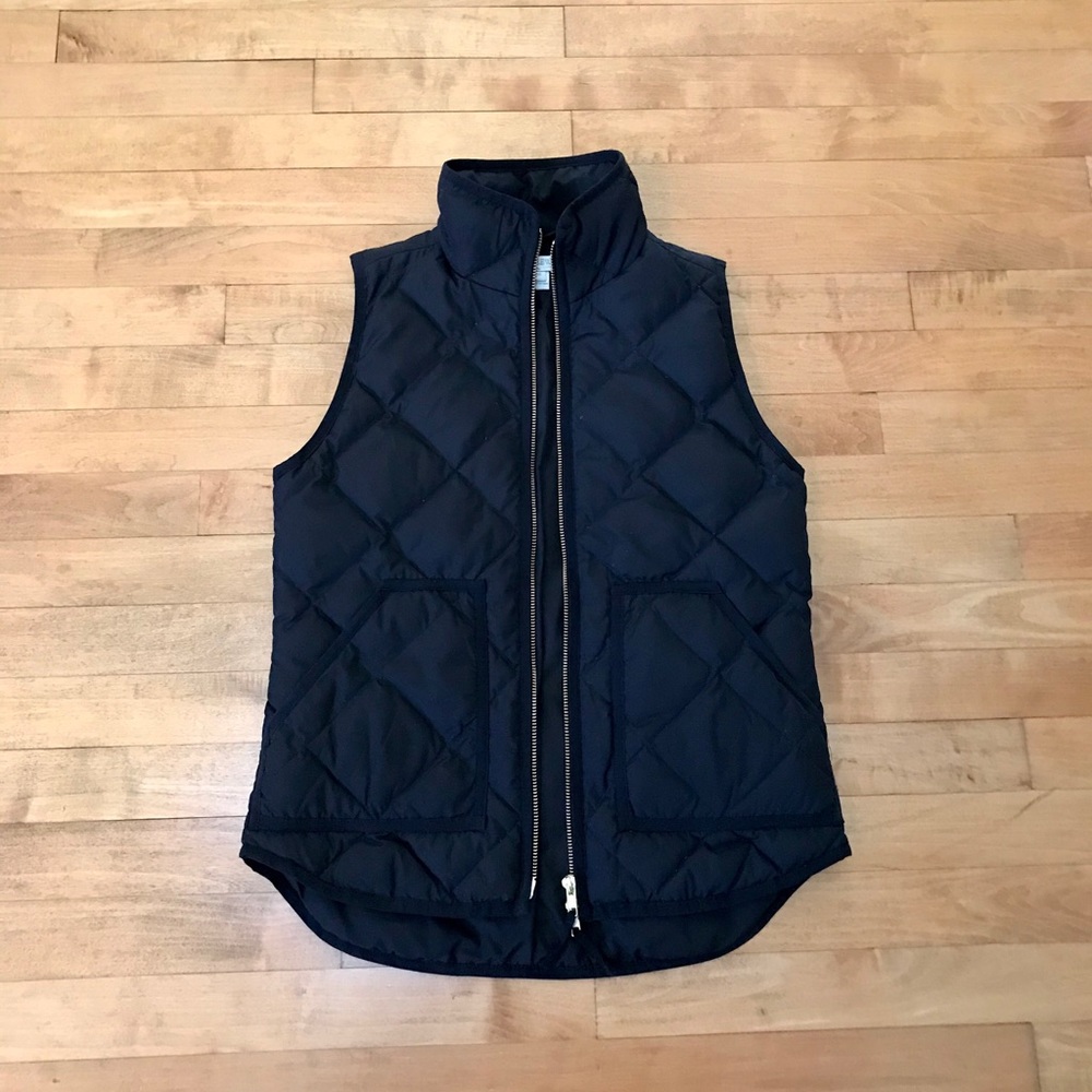 NWOT J. Crew Quilted Excursion Puffer Vest